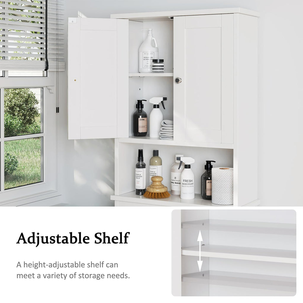 Over the Toilet Storage Cabinet, White G434