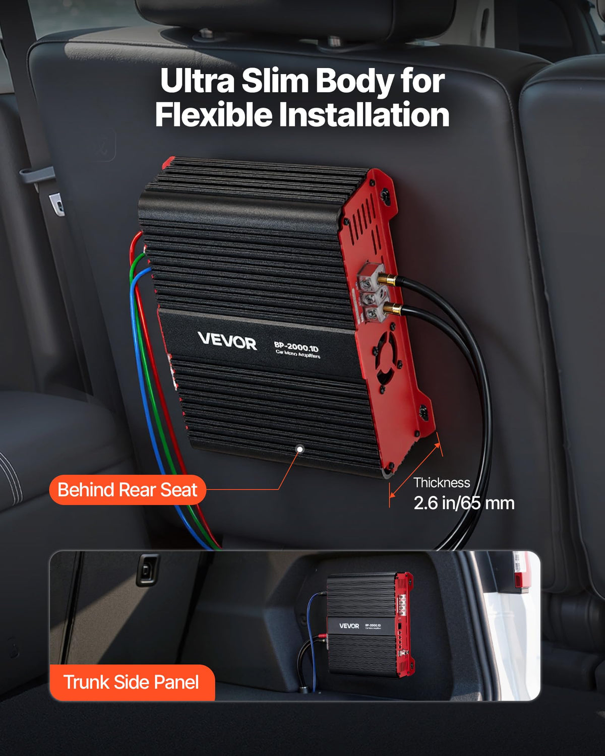 1-Channel Class D Car Audio Amplifier I738878