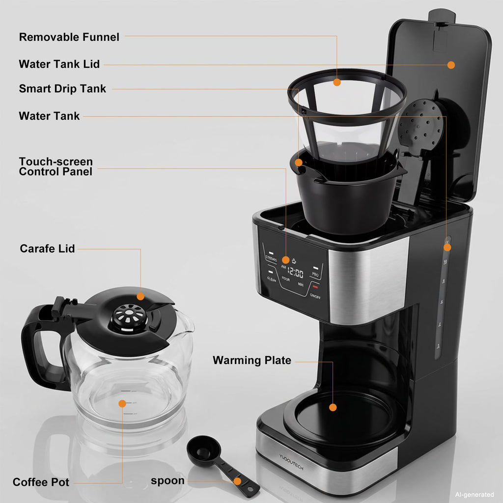 12-Cup Programmable Drip Coffee Maker M2960