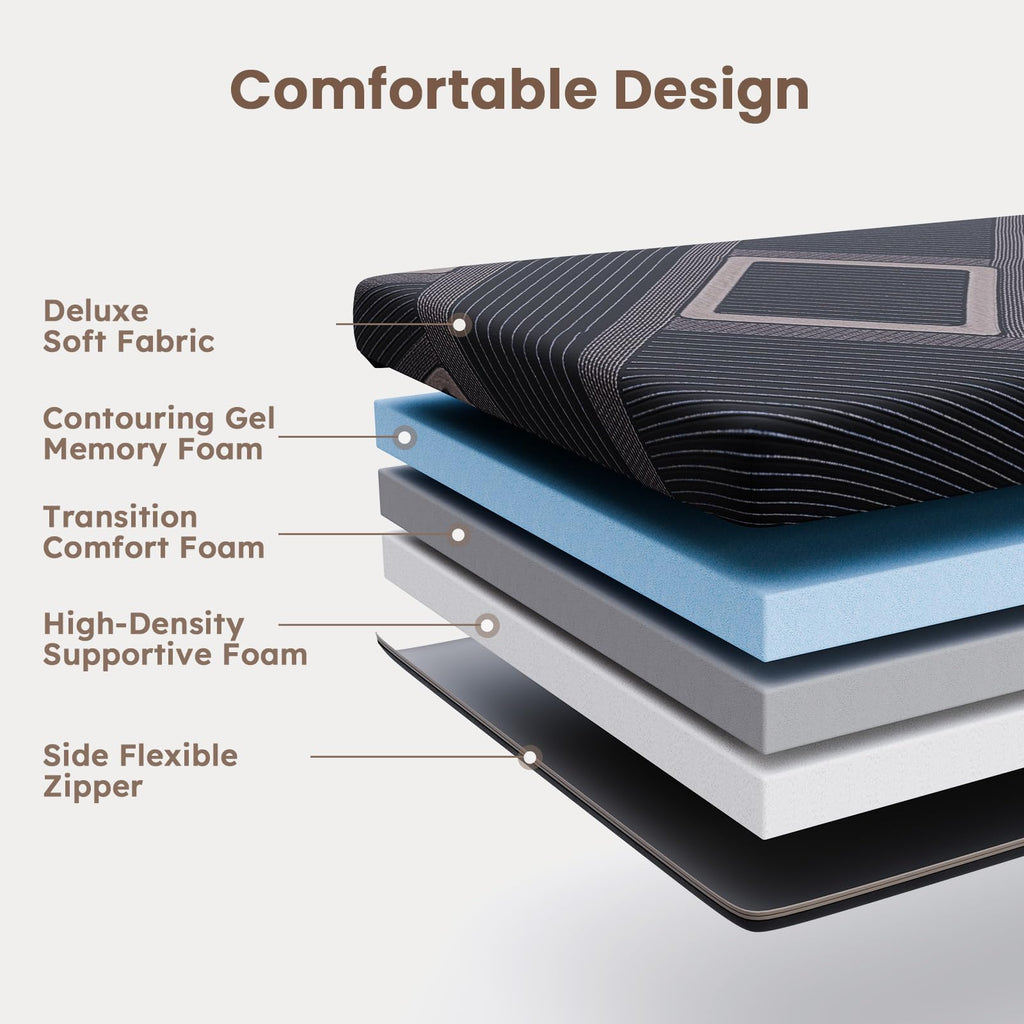 4 Inch Trifold Memory Foam Mattress F271649