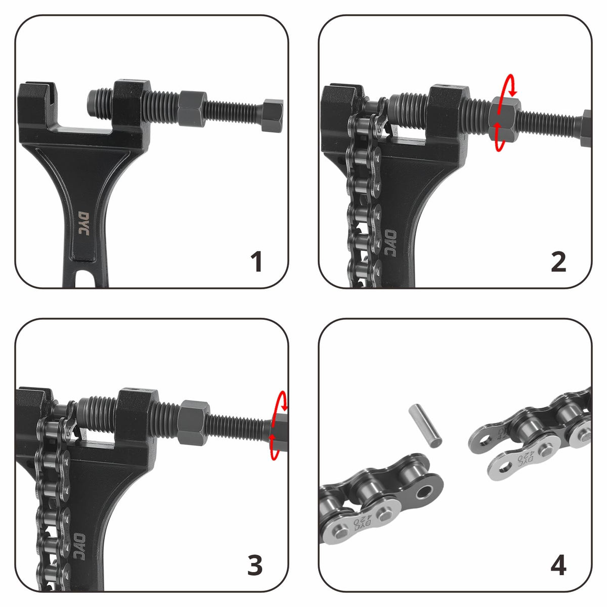 Chain Breaker Tool with 2 Replaceable Cutting Pins C710775