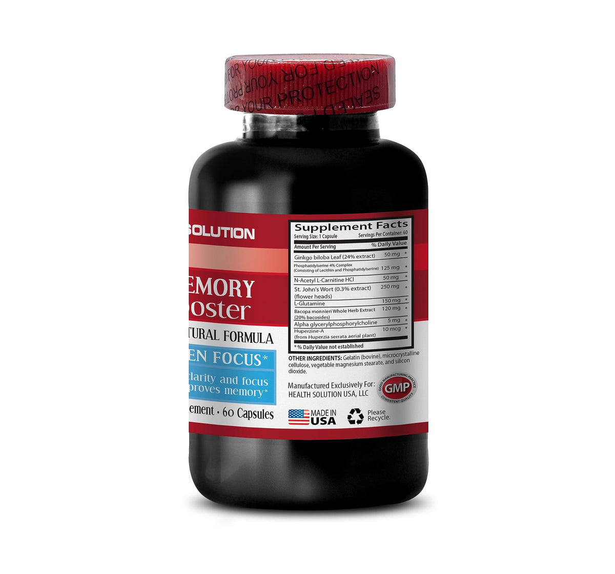 120 Caps Brain and Memory Supplement T6508