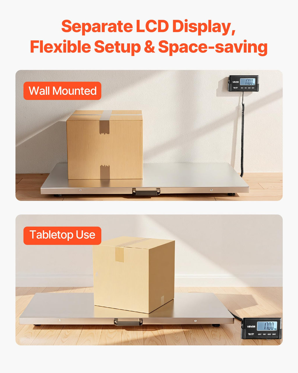 Digital Shipping Scale 660 lbs with LCD Display P206672