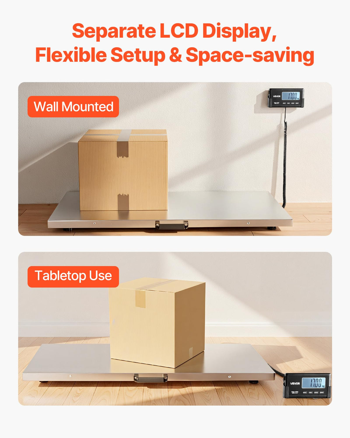 Digital Shipping Scale 660 lbs with LCD Display P206672