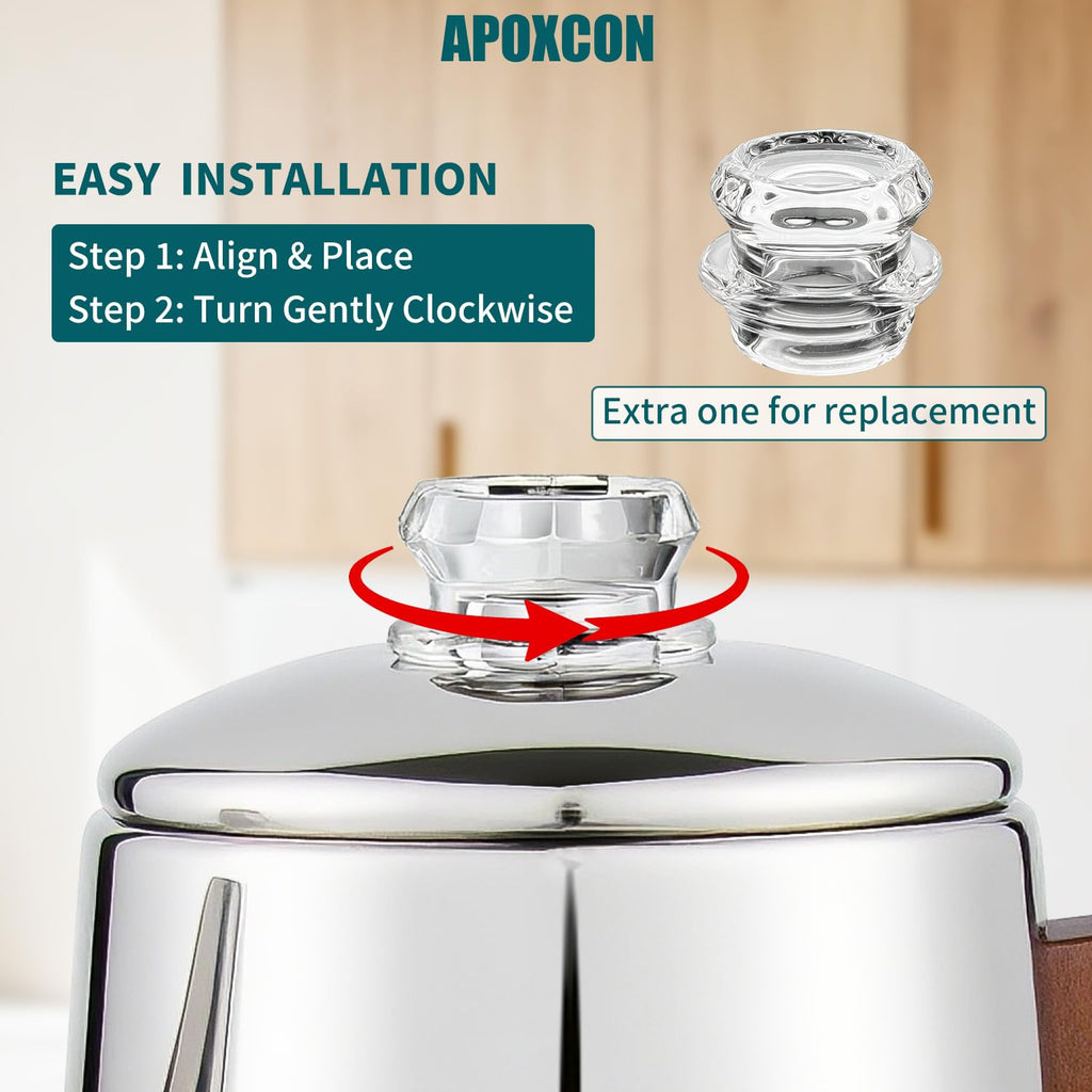 Electric Stainless Steel Coffee Percolator 8 Cup V448