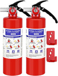 2 Pack 2.5 lb ABC Dry Chemical Fire Extinguishers W1023