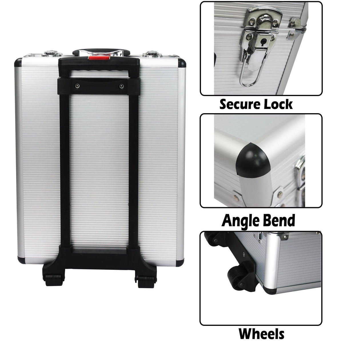 White Rolling Tool Box Set K2104
