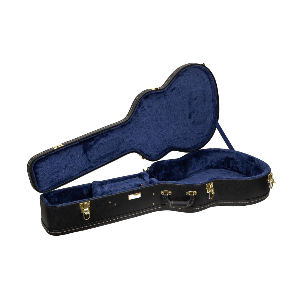 Black Wooden Case for 16" Archtop Hollow Body Jazz Electric Guitars O288998