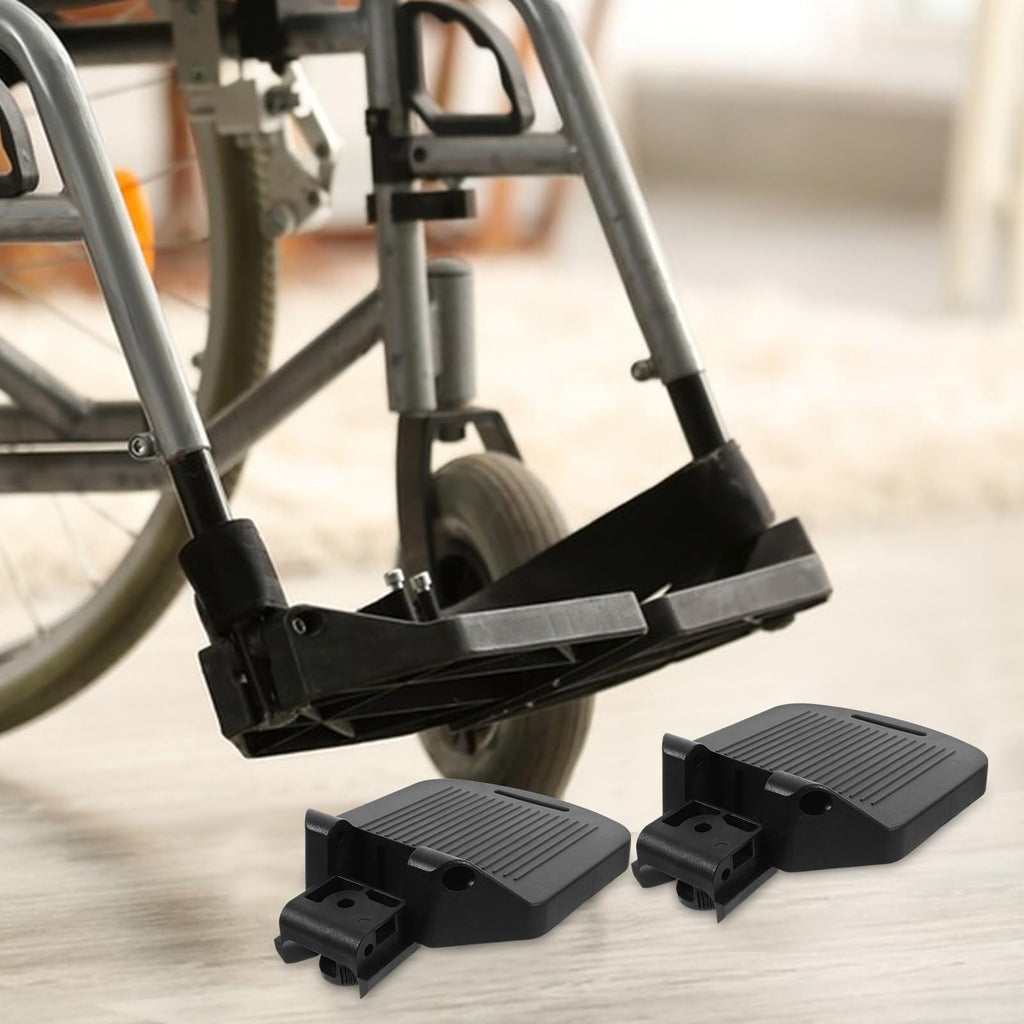 2pcs Adjustable Heavy Duty Wheelchair Footrest P40242