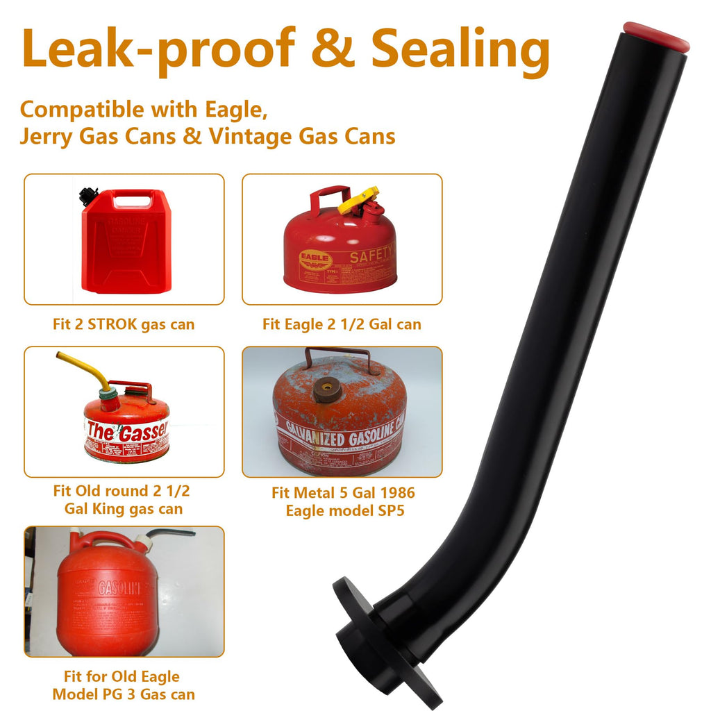Gas Can Spout with Rubber Stopper V51015