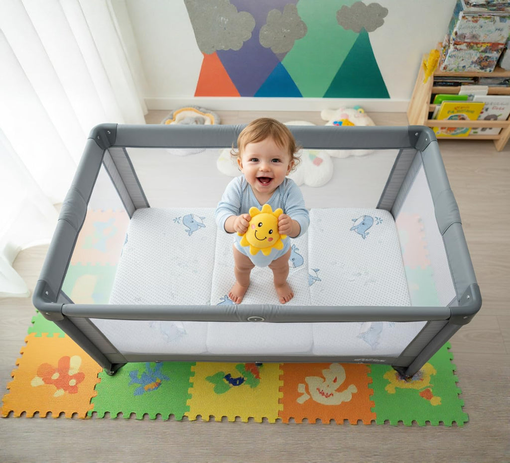 Pack and Play Mattress, 38"x26" Trifold Memory Foam W4402