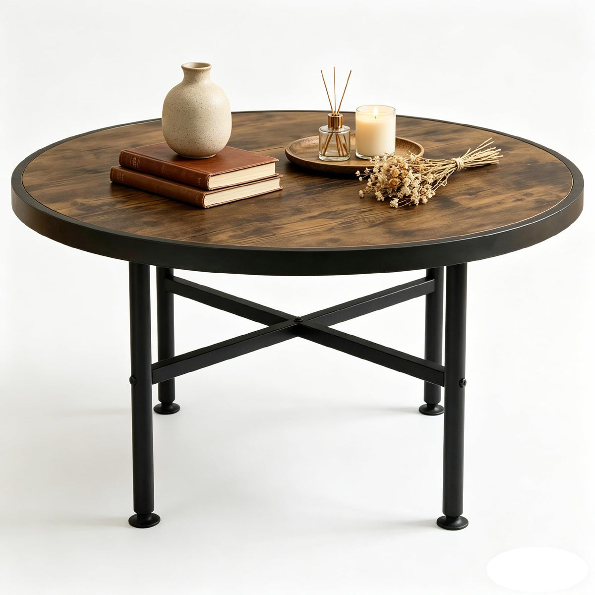 Round Wood Coffee Table E8799
