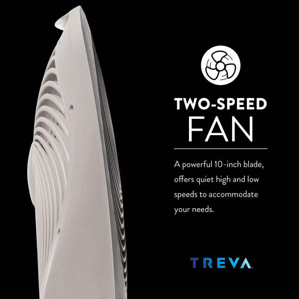 10-Inch Portable Battery Fan with 2 Cooling Speeds V834