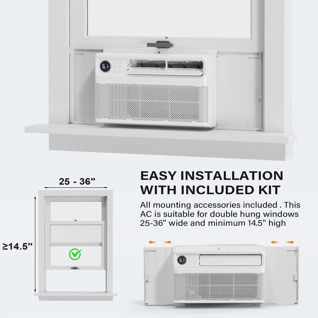 12000 BTU Inverter Window Air Conditioner with WIFI W652082