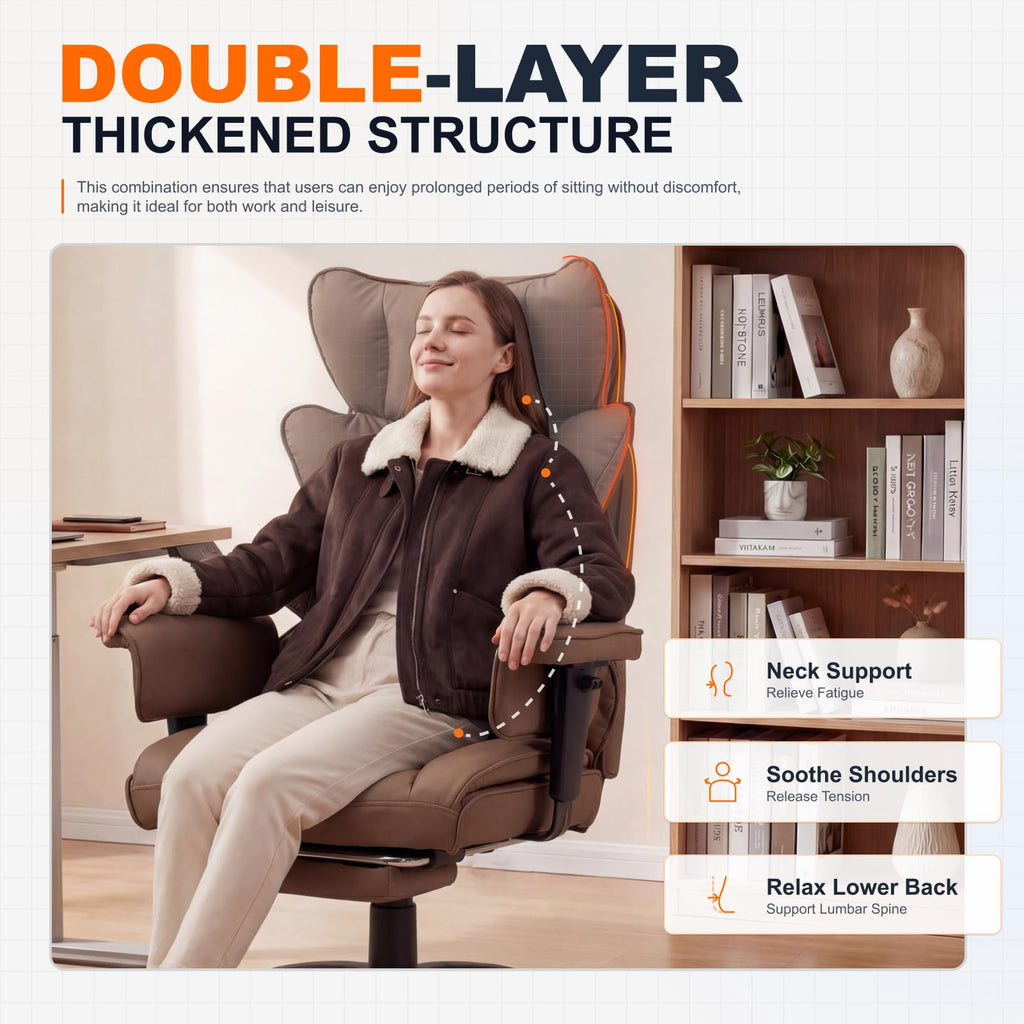 Big and Tall Office Chair with Pocket Spring Cushion Z202