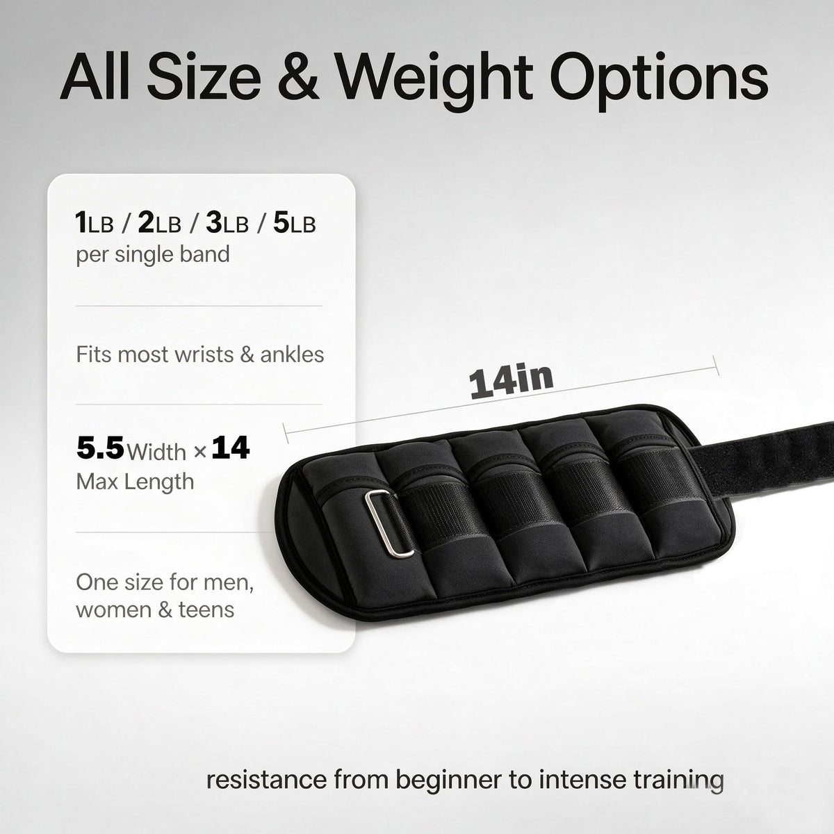 Adjustable Ankle Weights Set Z181465