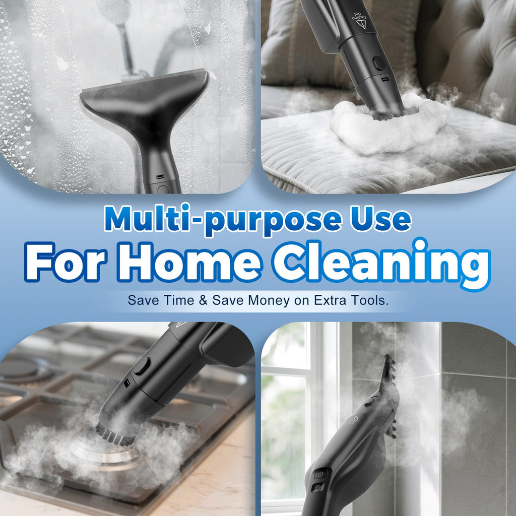 Heavy Duty Detachable Steam Mop Cleaner with 17 Accessories V64213