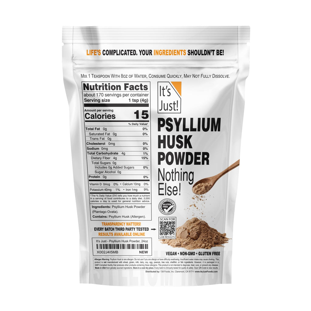 Psyllium Husk Powder Unflavored 24oz Q588951