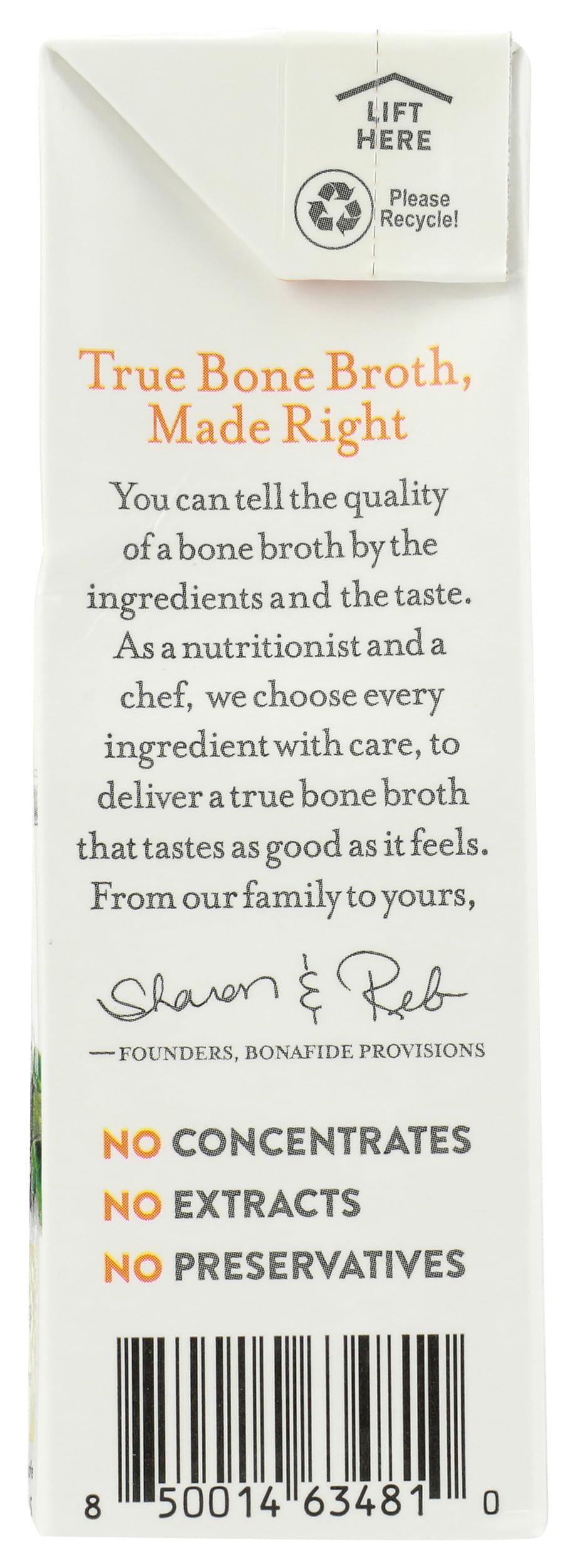 Chicken Bone Broth No Salt Added Organic 16.9 Ounce C6313