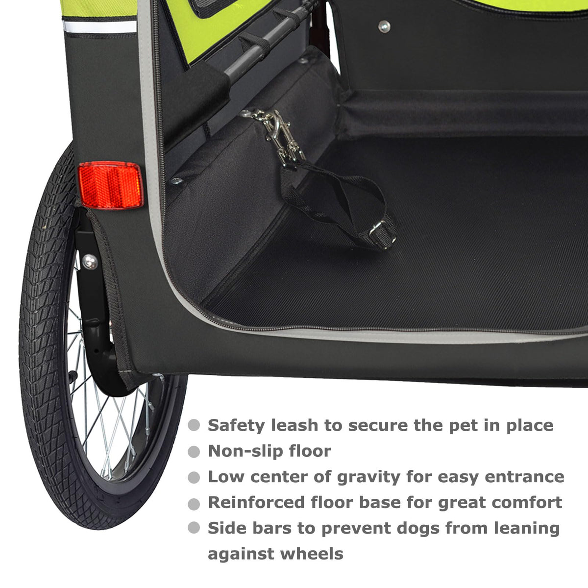 XL Pet Bike Trailer & Stroller with Suspension Wheels X82497