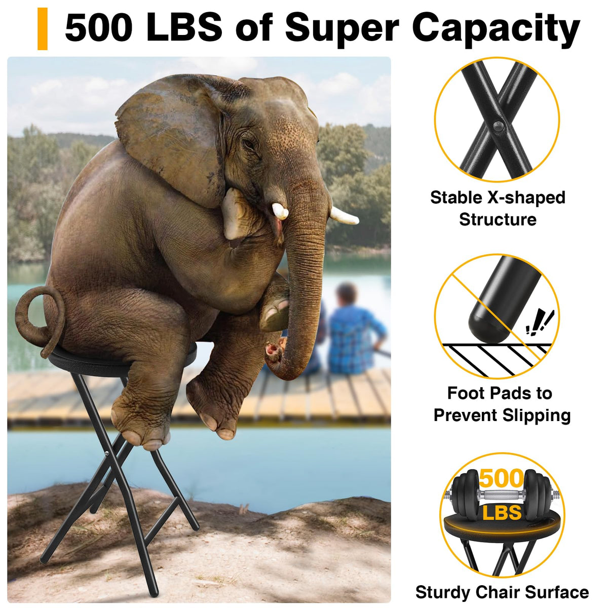 Portable Folding Chair with Handle D5444