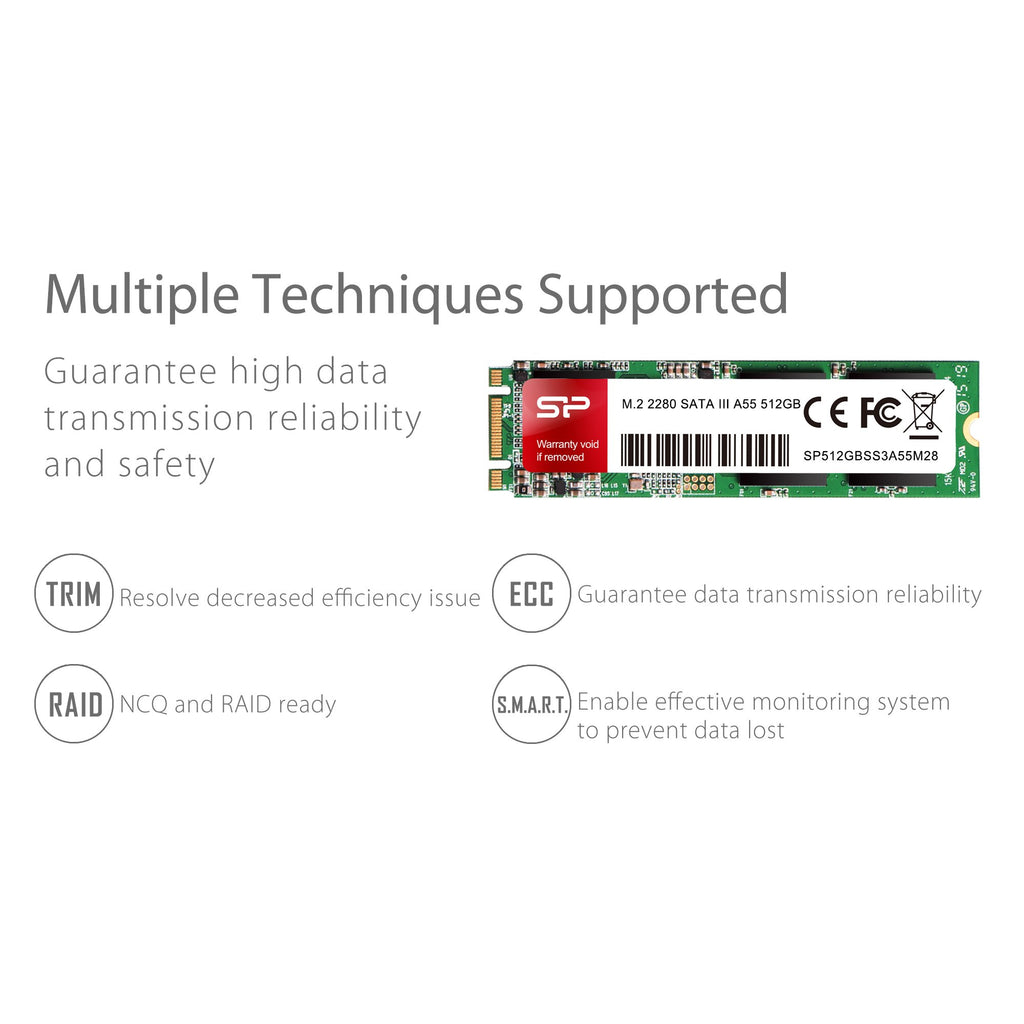 512GB M.2 SATA III Internal Solid State Drive 2280 E307