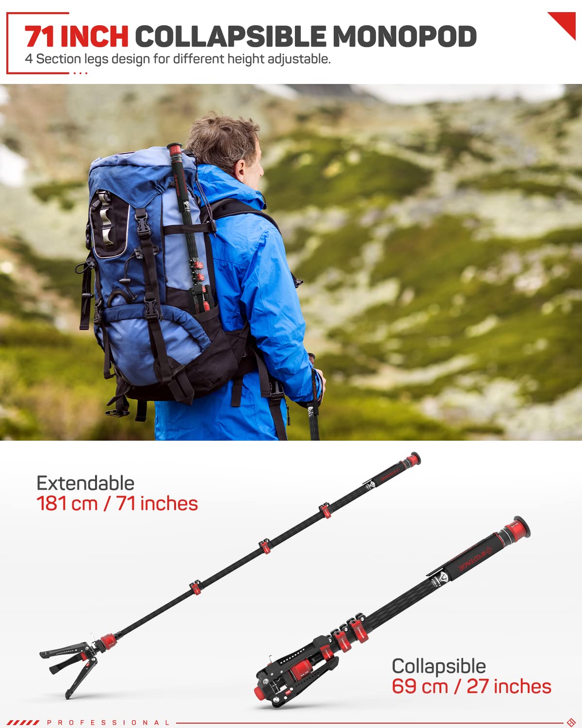 Carbon Fiber Monopod P692049
