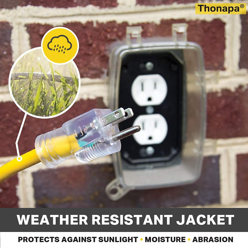 12 Gauge 6 Ft Heavy Duty Outdoor Extension Cord J8648