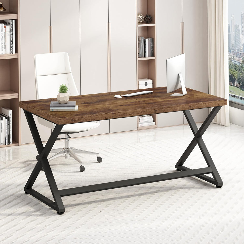 47" Rustic Brown Computer Desk D554967