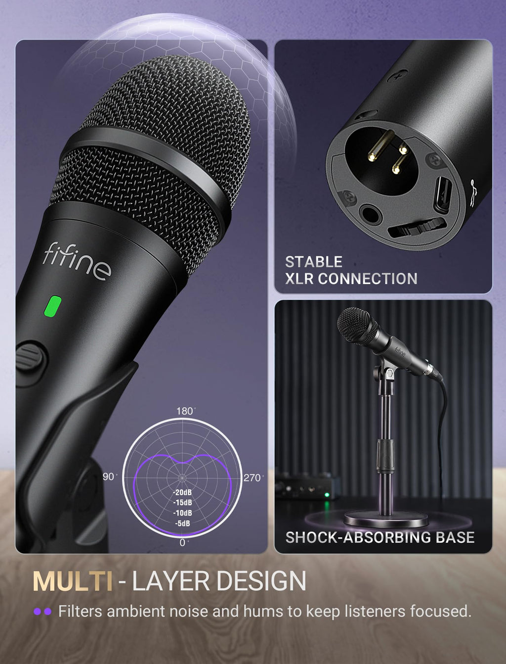 USB/XLR Dynamic Microphone I94745