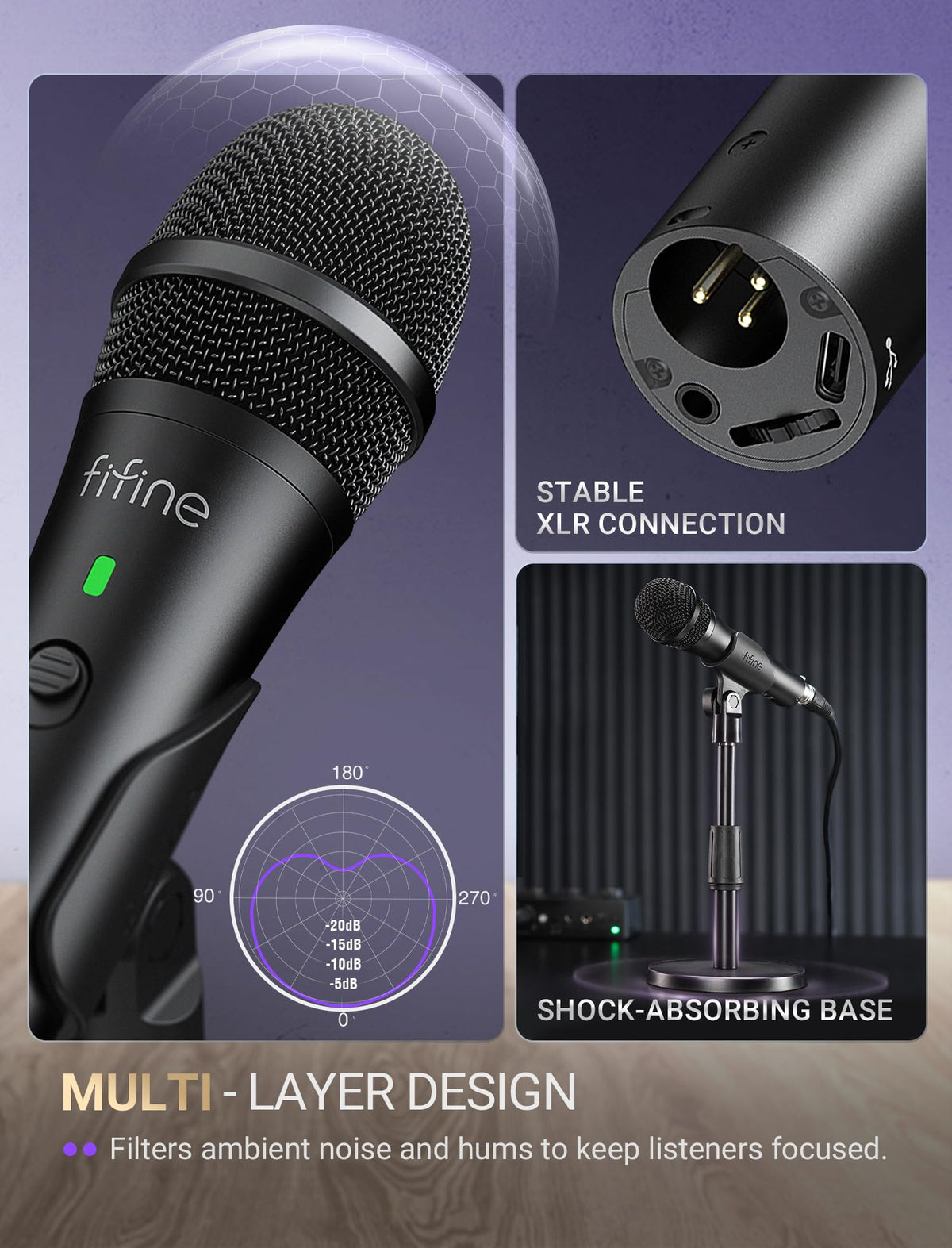 USB/XLR Dynamic Microphone I94745