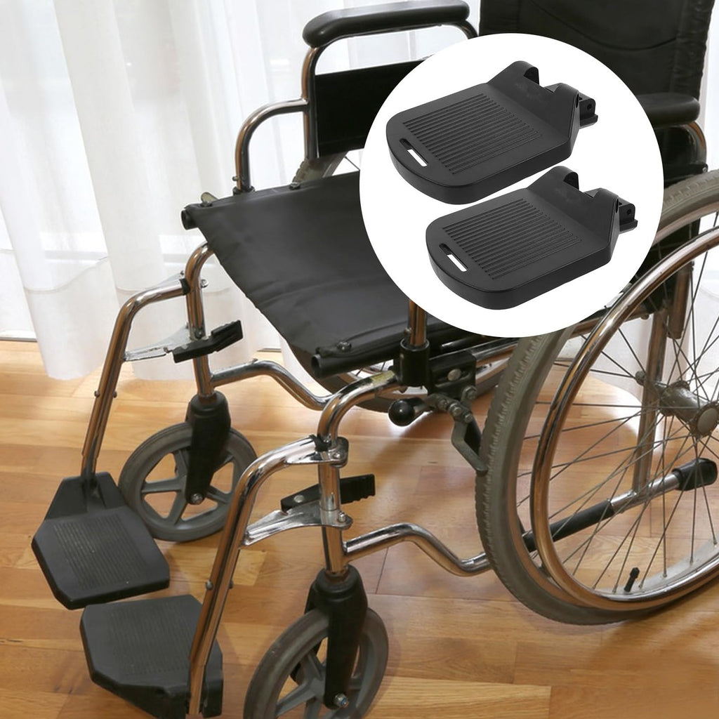 2pcs Adjustable Heavy Duty Wheelchair Footrest P40242