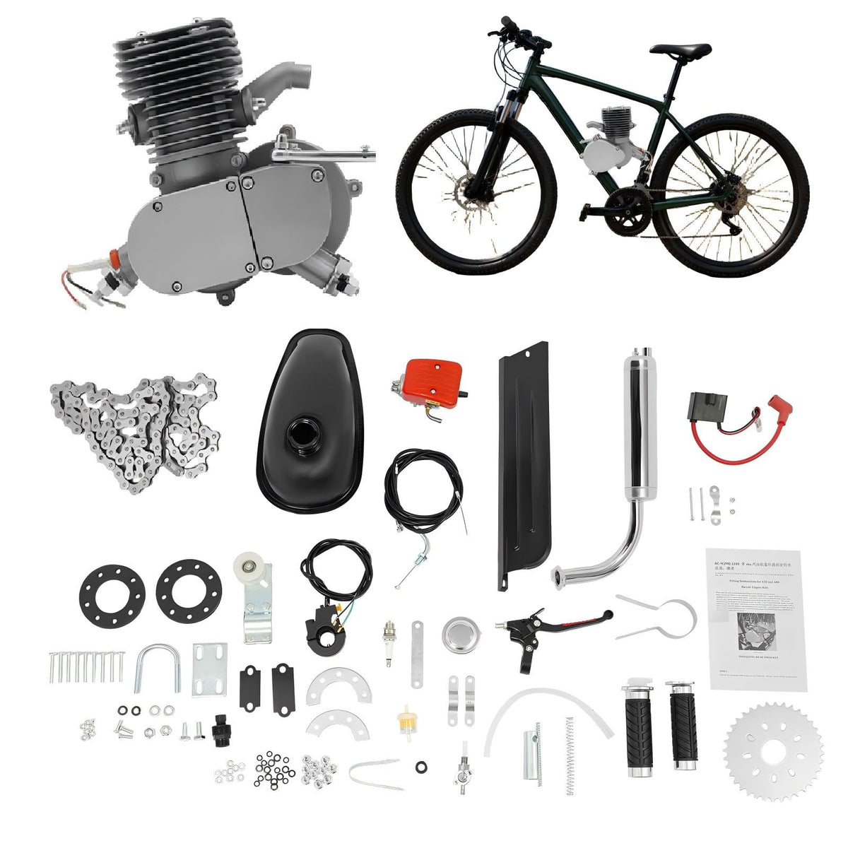 100CC 2 Stroke Bicycle Engine Kit R31711