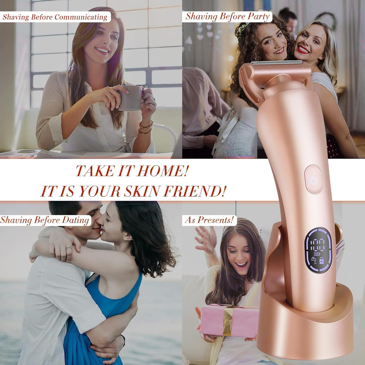 Electric Shaver for Women IPX7 Waterproof P71886