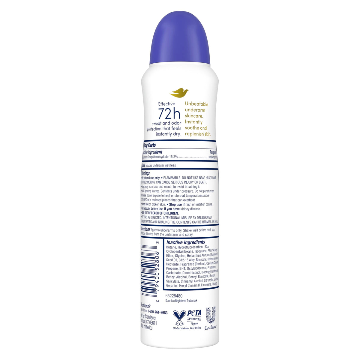 Antiperspirant Deodorant Spray 3.8 oz C51354