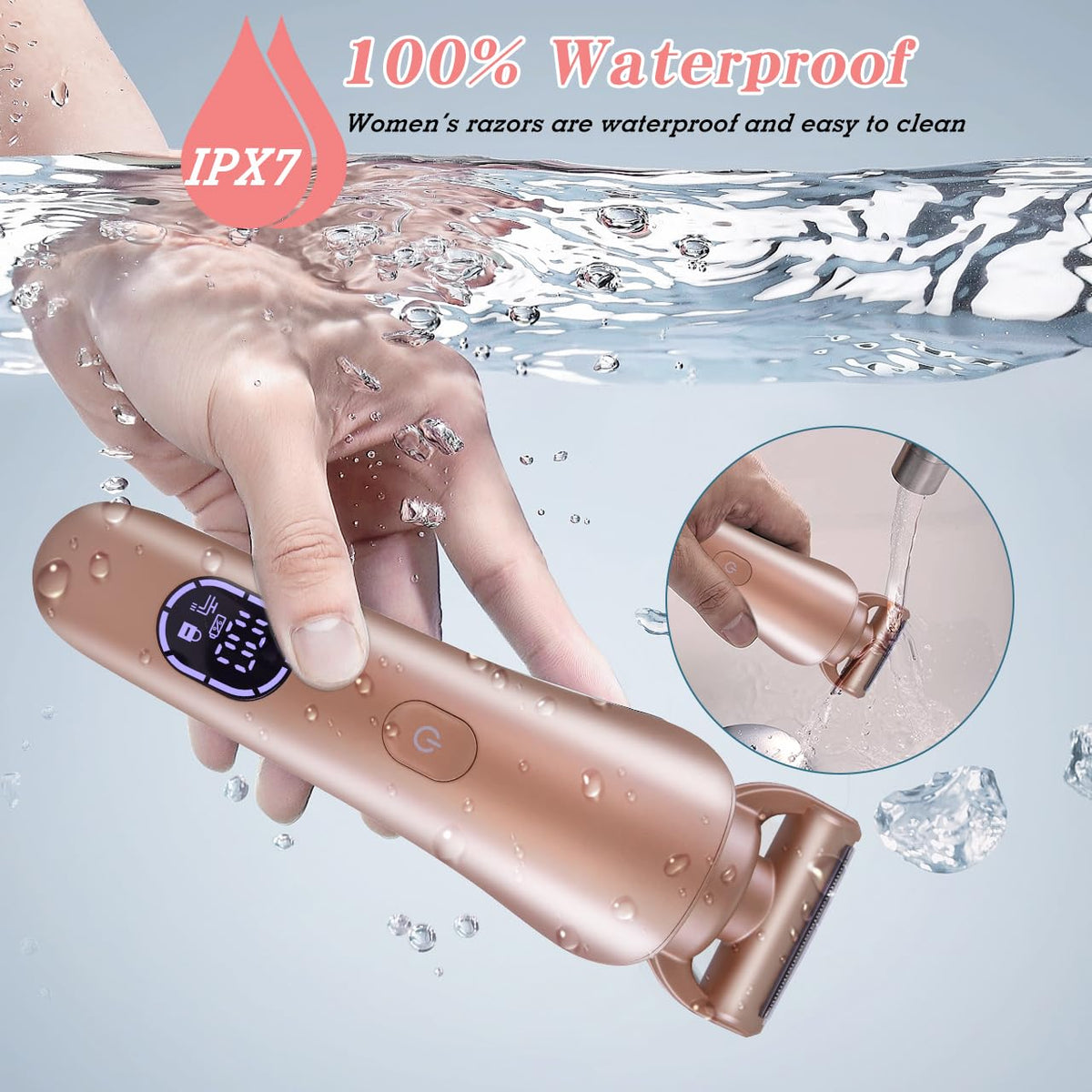 Electric Shaver for Women IPX7 Waterproof P71886