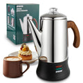 Electric Stainless Steel Coffee Percolator 8 Cup V448
