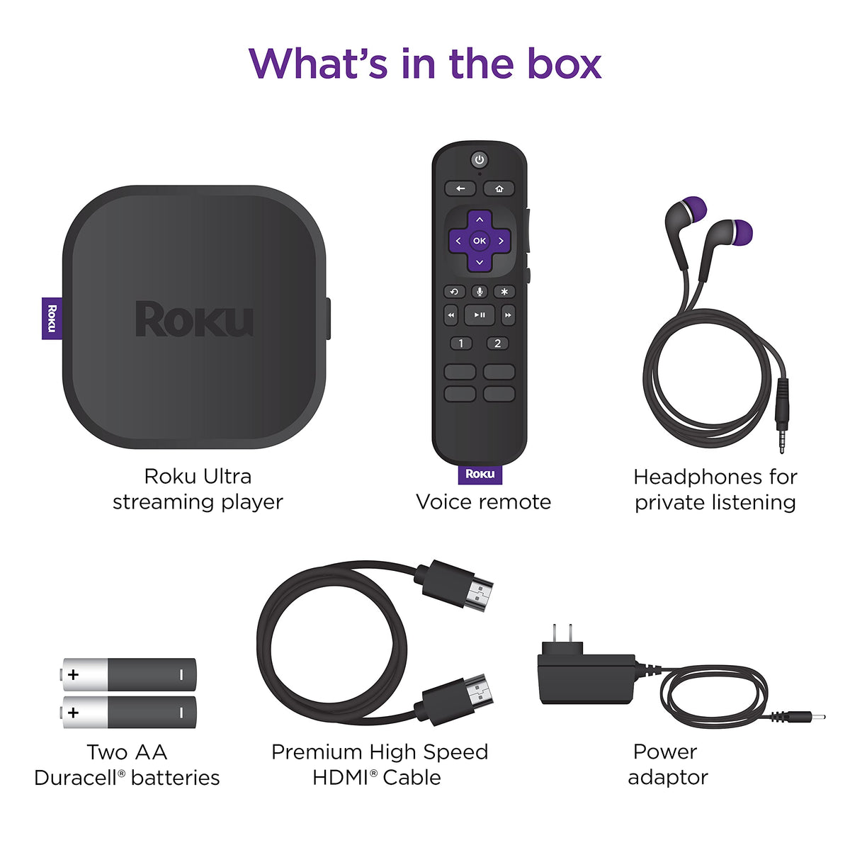 4K HDR Streaming Device with Voice Remote and HDMI Cable H85521