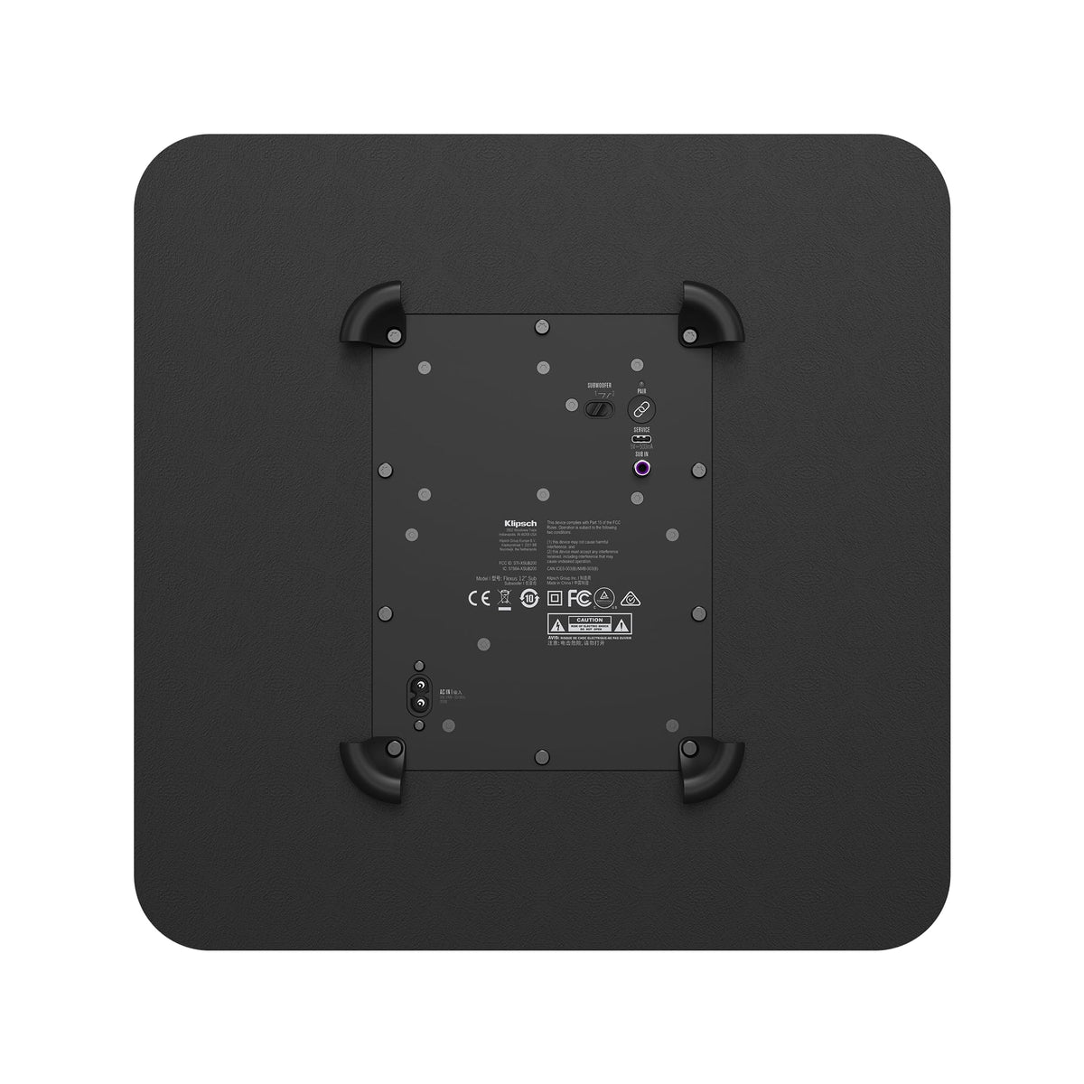 Black 12" Wireless Subwoofer R5571