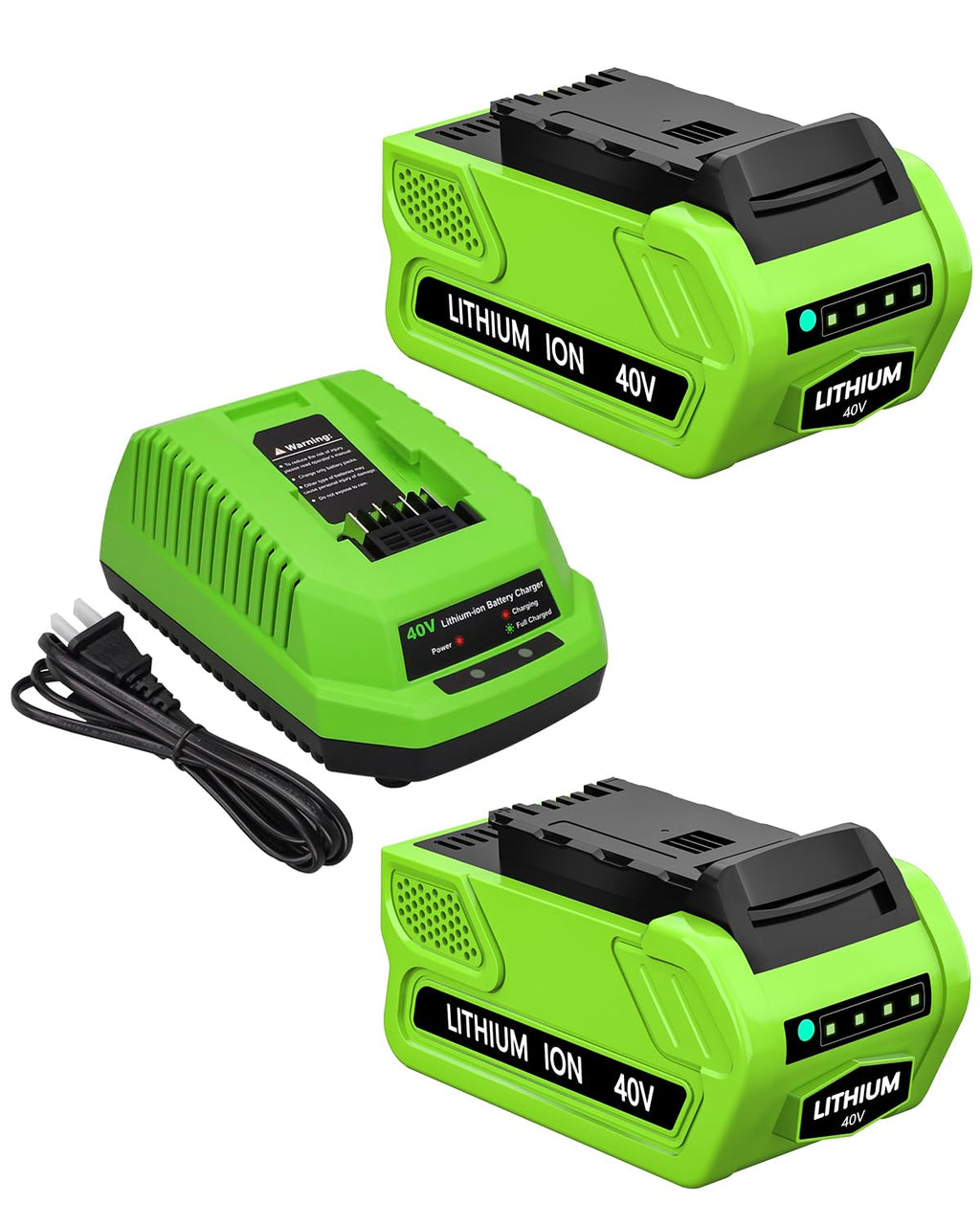 40V 6.0Ah Replacement Battery and Charger A134284