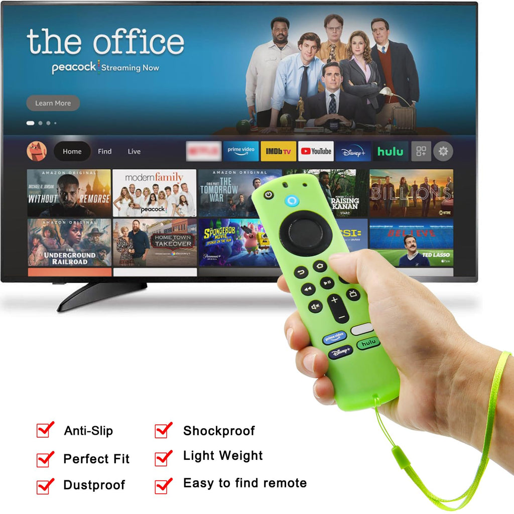 Silicone Remote Covers 3pcs Glow Green Blue Red J282570