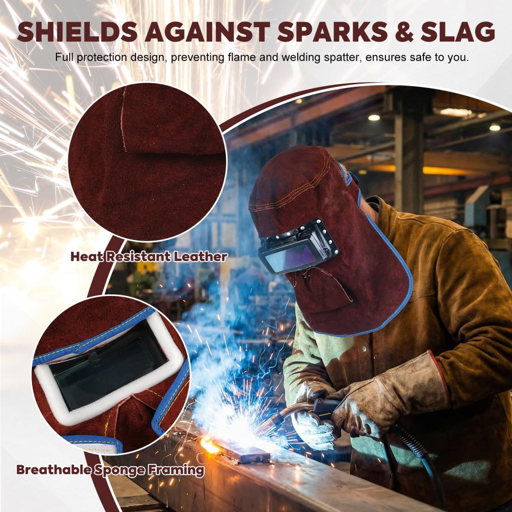 Welding Helmet Mask with Flip Open Lens N27238