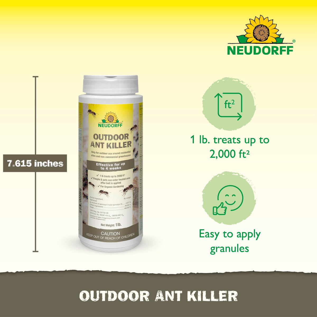Outdoor Ant Bait Granules 1 LB A223