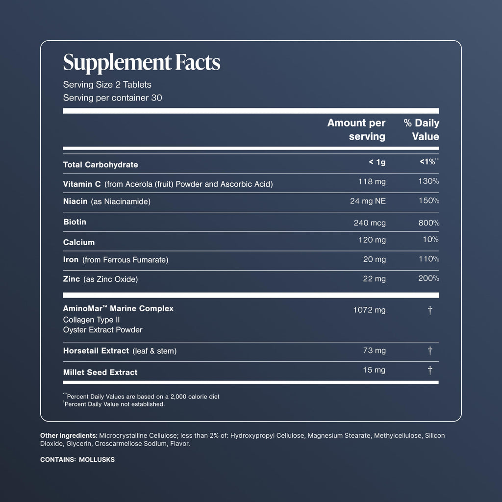Hair Growth Supplements for Women, 60 Tablets N346370