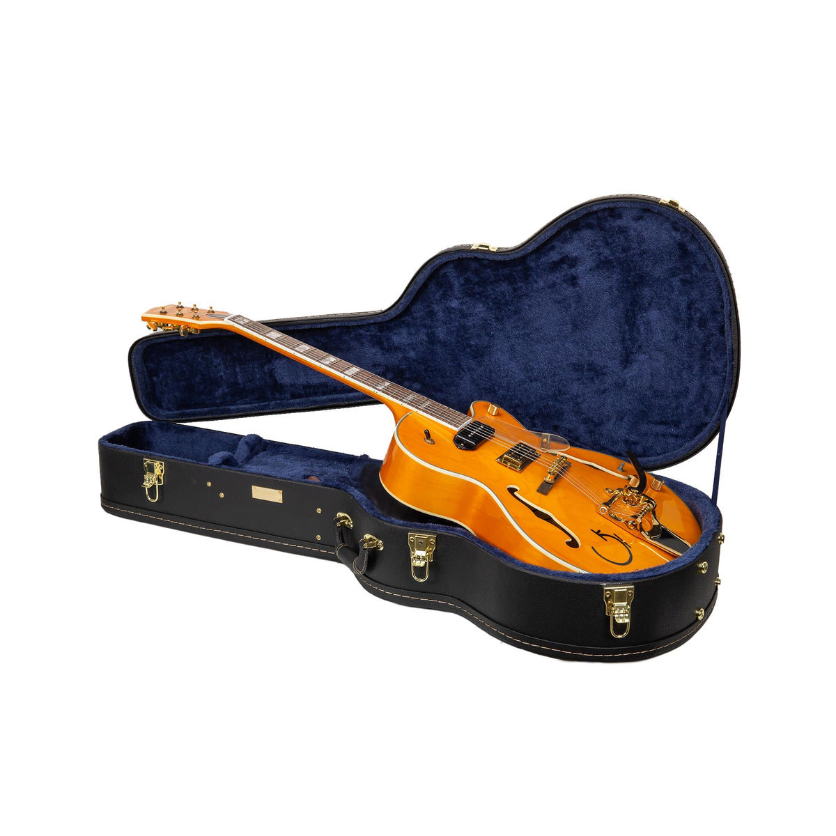 Black Wooden Case for 16" Archtop Hollow Body Jazz Electric Guitars O288998