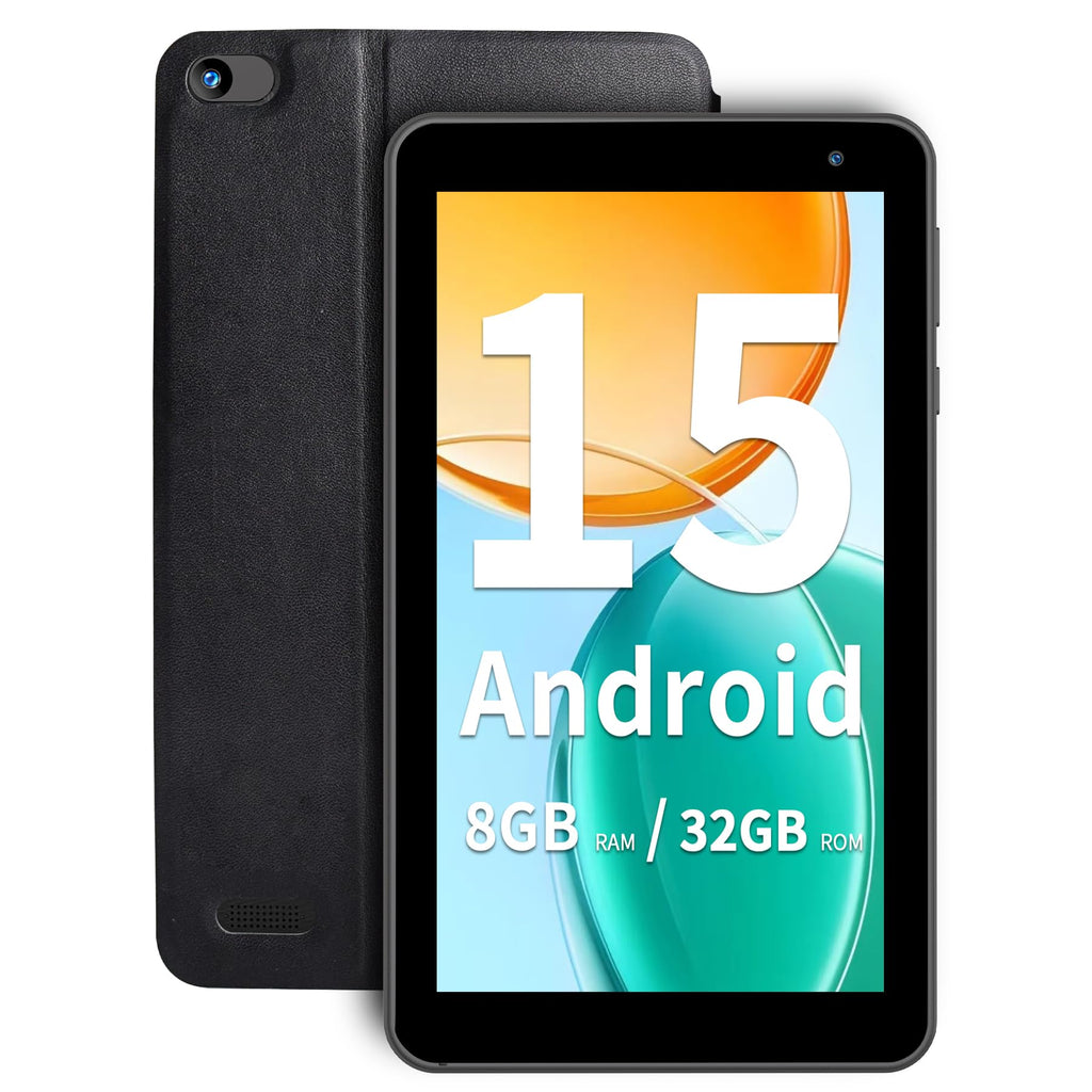 Android 15 Tablet 7 inch 3GB+5GB RAM 32GB ROM 5-Core 3500mAh with Case S532
