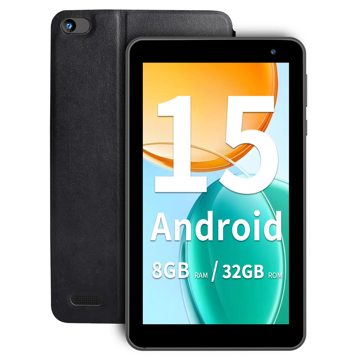 Android 15 Tablet 7 inch 3GB+5GB RAM 32GB ROM 5-Core 3500mAh with Case S532