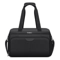 Black Expandable Carry-On Luggage Duffel Bag with Adjustable Strap C571