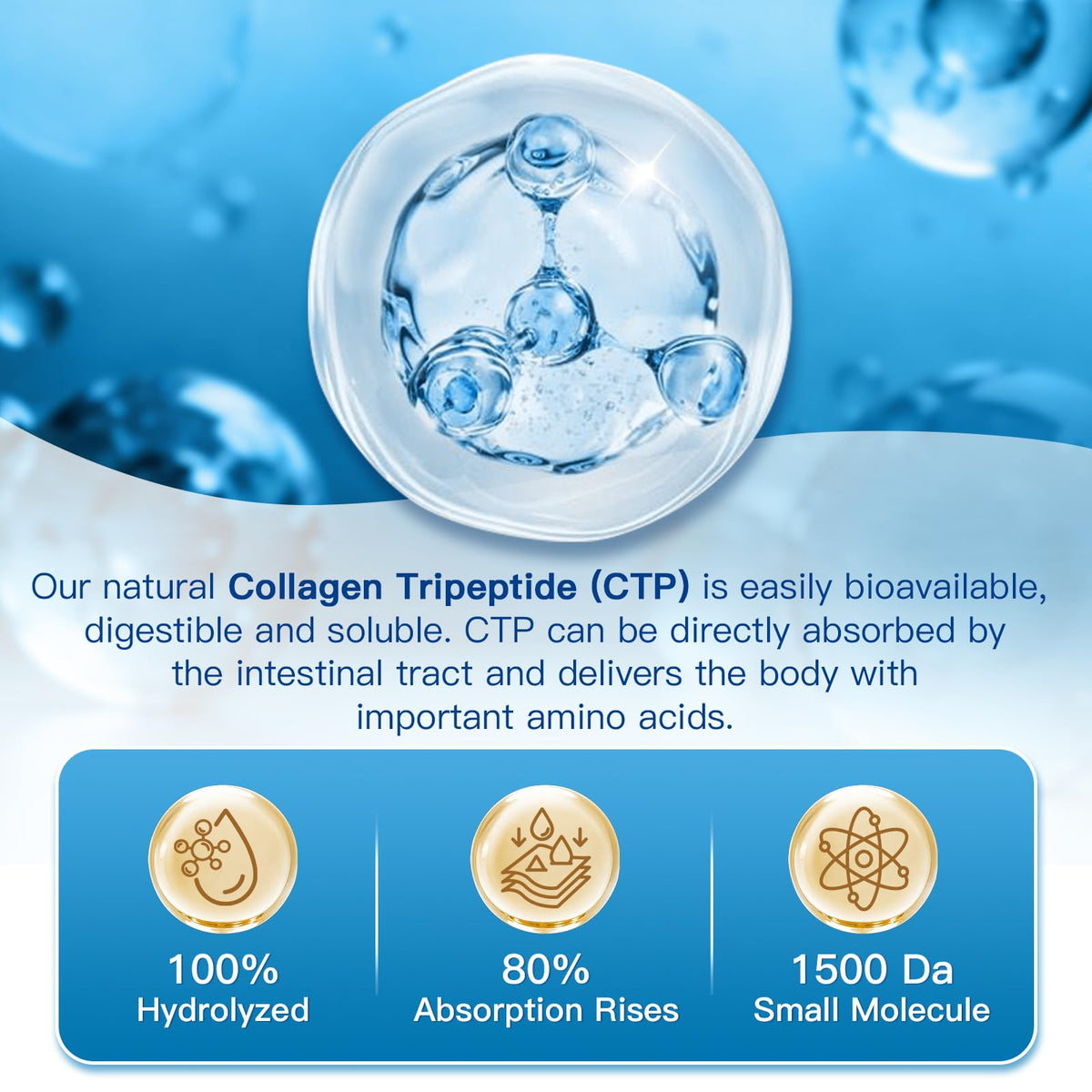 Multi Collagen Peptides Powder with Probiotic J935117