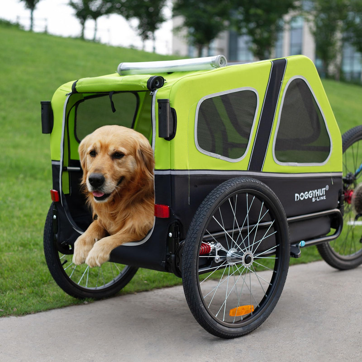 XL Pet Bike Trailer & Stroller with Suspension Wheels X82497